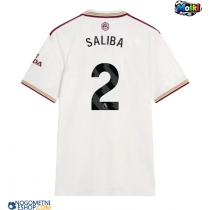 Moški Nogometni dresi Arsenal William Saliba #2 Tretji 2025-26 Kratek Rokav